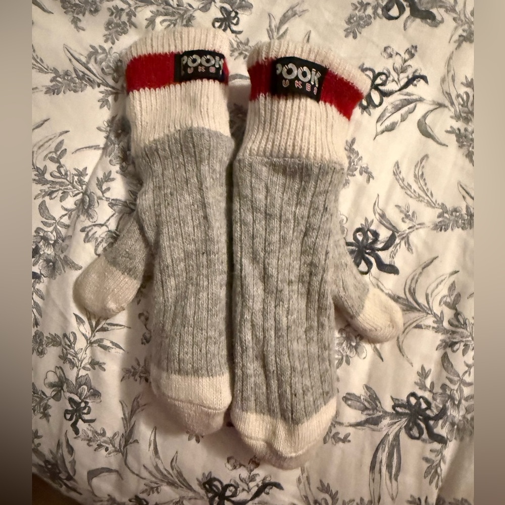 Jockey Red, Gray, and White Casual Socks